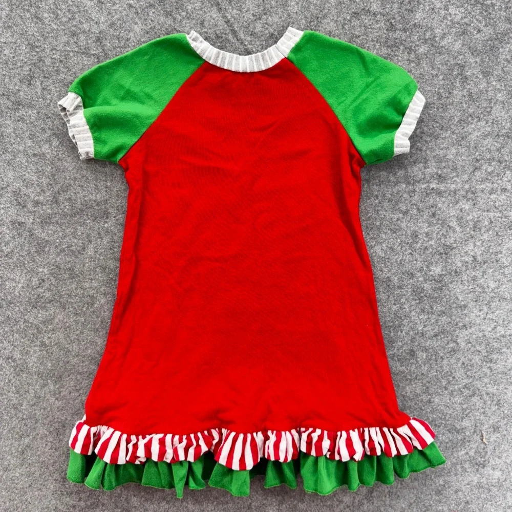 Upcycled Girls Dress Size 5 Red Green Christmas Vacation‎ Griswold Family Movie